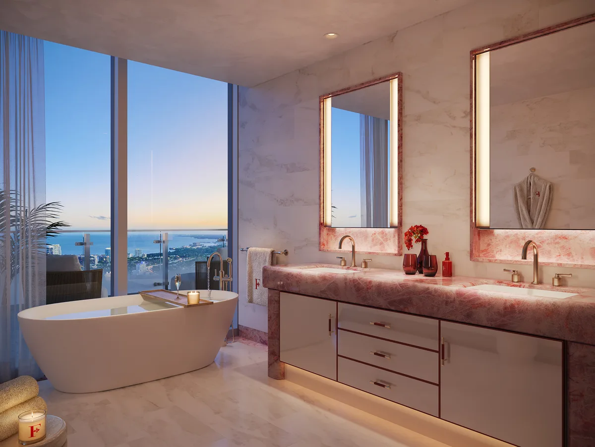 Faena Residences Miami 4901 East Bath